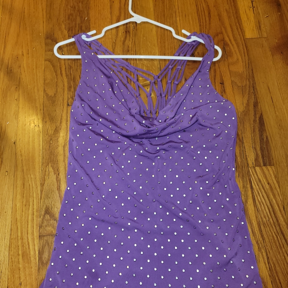 Fredericks of Hollywood Strappy Draped Top M NEW - Picture 6 of 6